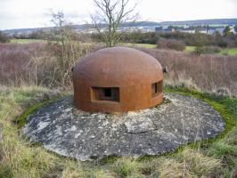 Ligne Maginot - HETTANGE GRANDE - X8 (QUARTIER ROUSSY - III/168°RIF) - (Abri) - L'une des deux cloches GFM de l'abri