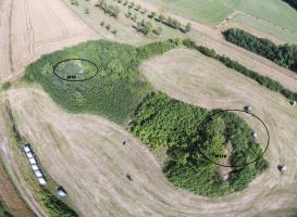 Ligne Maginot - M18 - HOLVING CENTRE 7 - (Blockhaus pour arme infanterie) - Photo prise par drone