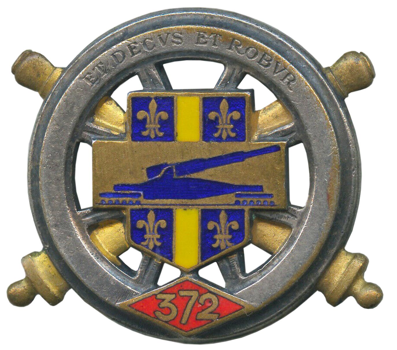 Ligne Maginot - Insigne du 372° RALVF - 