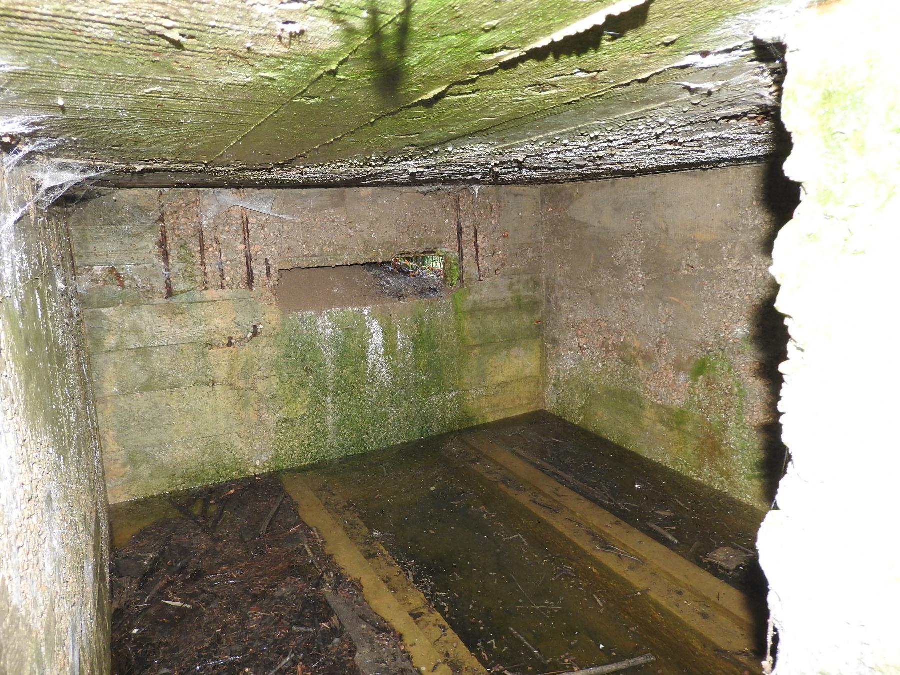 Ligne Maginot - RIMERSBERG 1 - (Blockhaus pour arme infanterie) - La chambre de tir pour mitrailleuse.