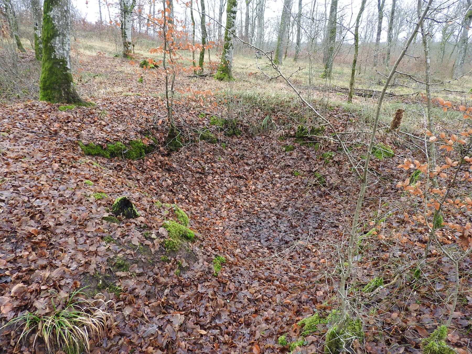 Ligne Maginot - BEWINKEL 2 (CEFV1 - I/174° RMIF) - (PC) - Un emplacement de cagna.