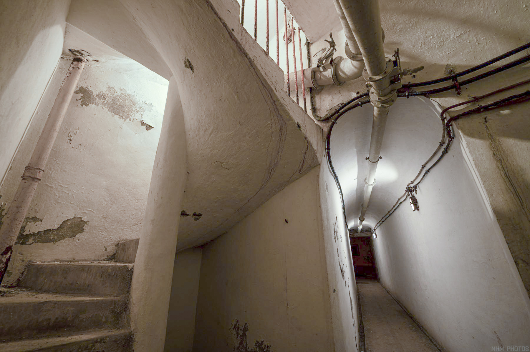 Ligne Maginot - JANUS - (Ouvrage d'artillerie) - Bloc 4
Escalier vers le bloc