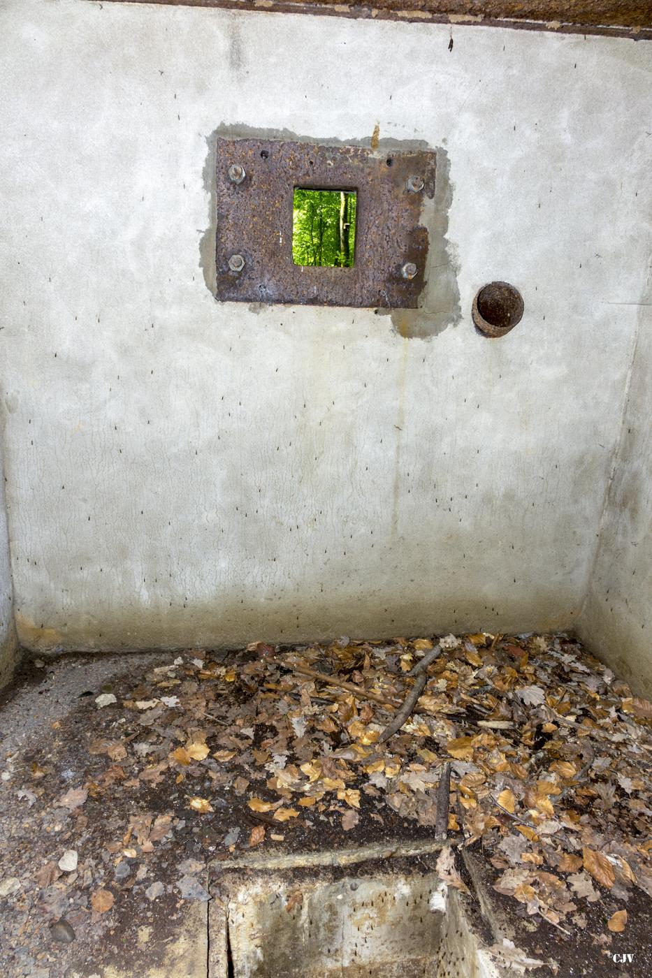 Ligne Maginot - HUEHNERBERG 4 - (Blockhaus pour arme infanterie) - La créneau 