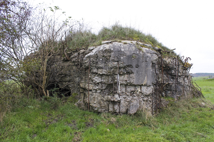 Ligne Maginot - CONFLUENT 3 - (Blockhaus pour arme infanterie) - Façade nord