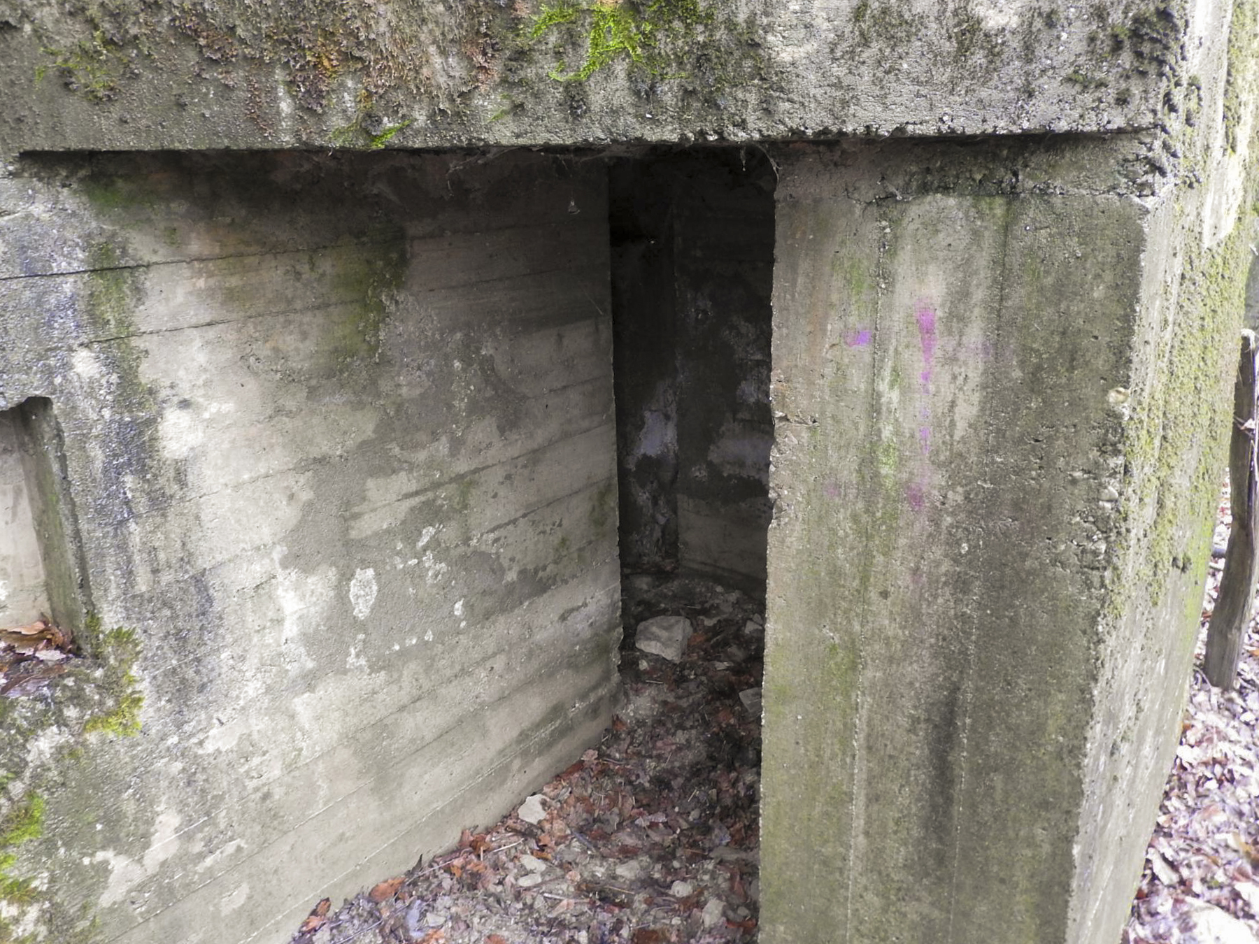 Ligne Maginot - MITTELSMUEHLE - (Blockhaus pour canon) - L'entrée hommes.