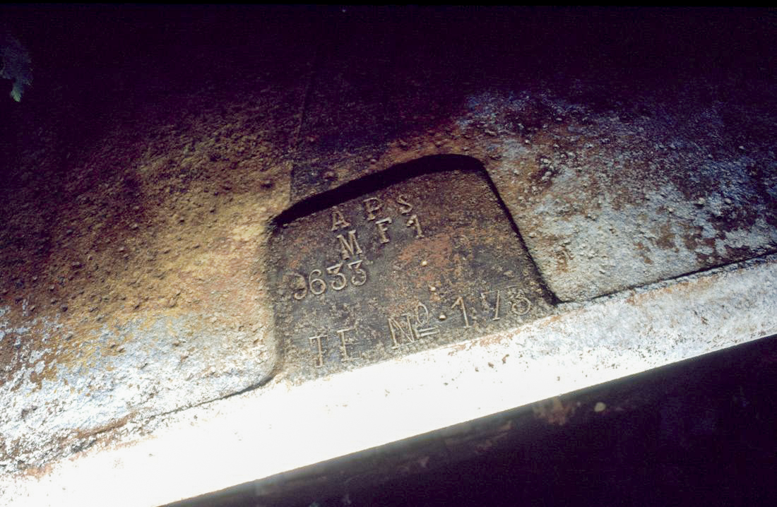 Ligne Maginot - HUEHNERBERG (TD N° 173) - (Cuve pour arme d'infanterie) - La TD n°173, qui était installée dans cet emplacement, dans son état de 1991 avant récupération et valorisation.