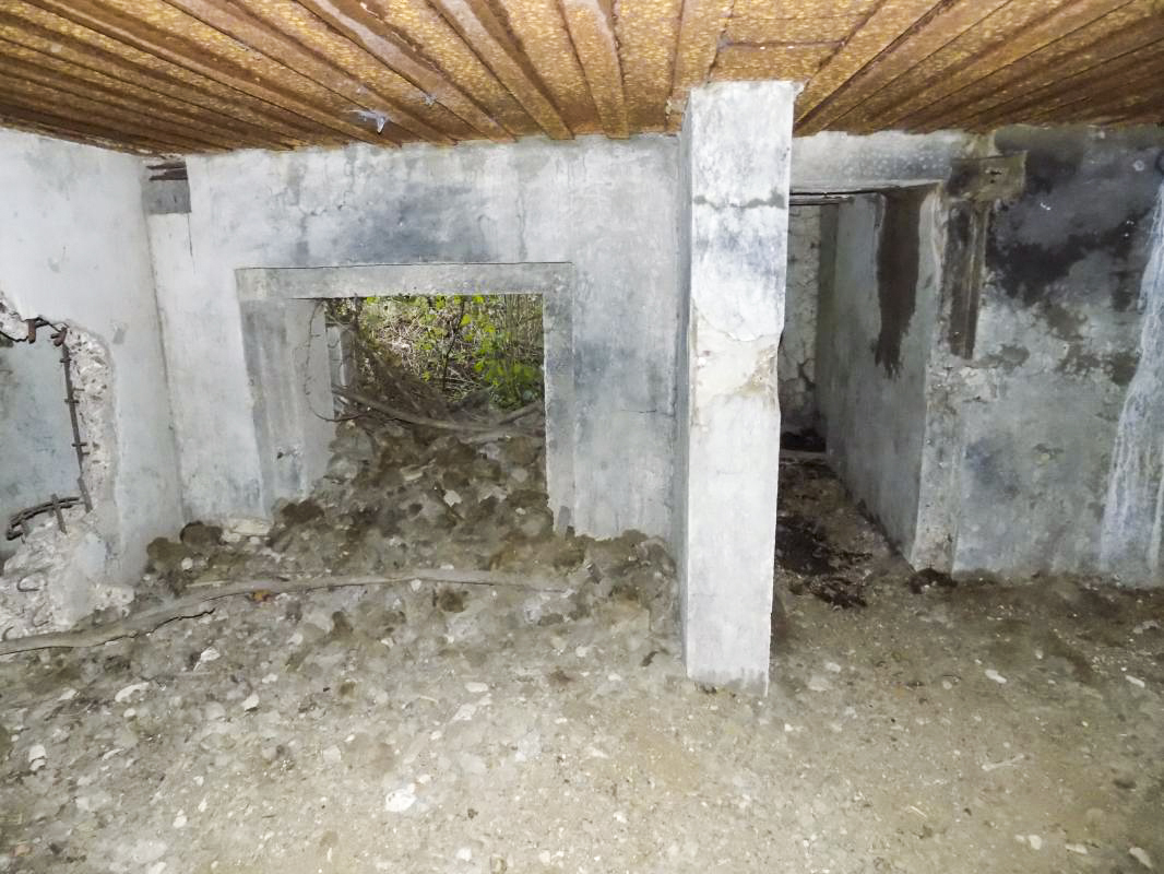 Ligne Maginot - 103 - CHATEAU BELLEVUE - (Blockhaus lourd type STG / STG-FCR - Double) - L'arrière, les entrées