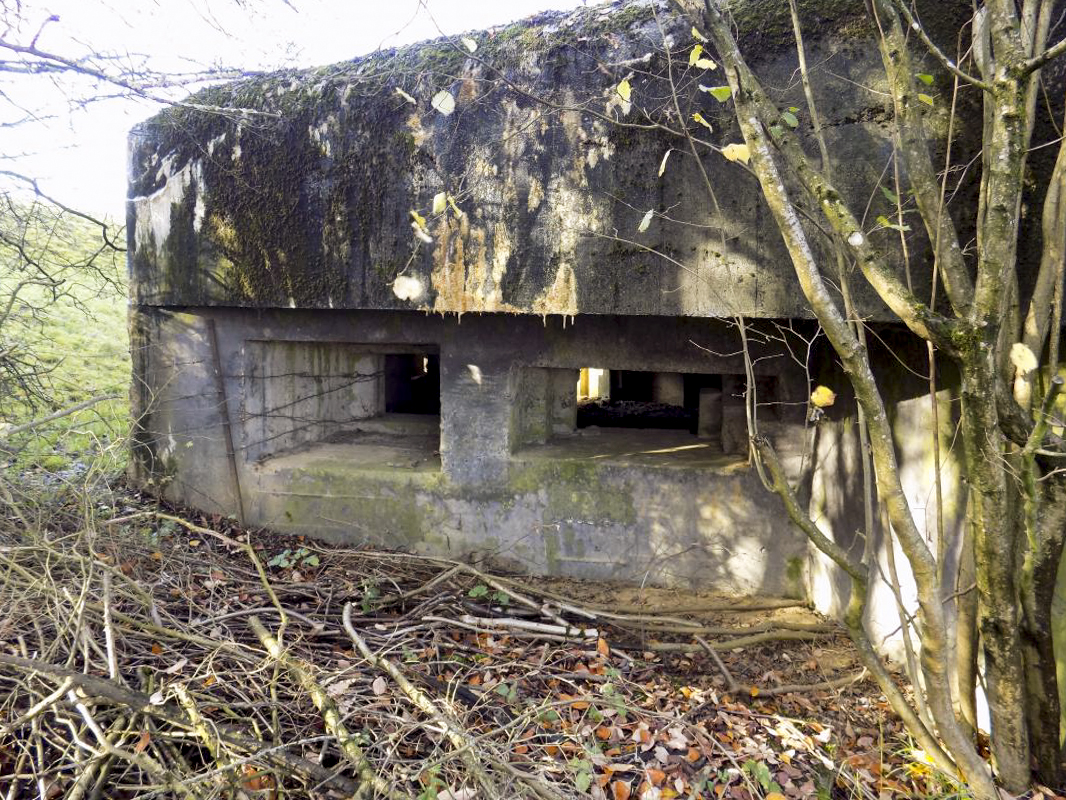 Ligne Maginot - 106 - PONT-MAUGIS - (Blockhaus lourd type STG / STG-FCR - Double) - Face vers pont-Maugis - R Tucker