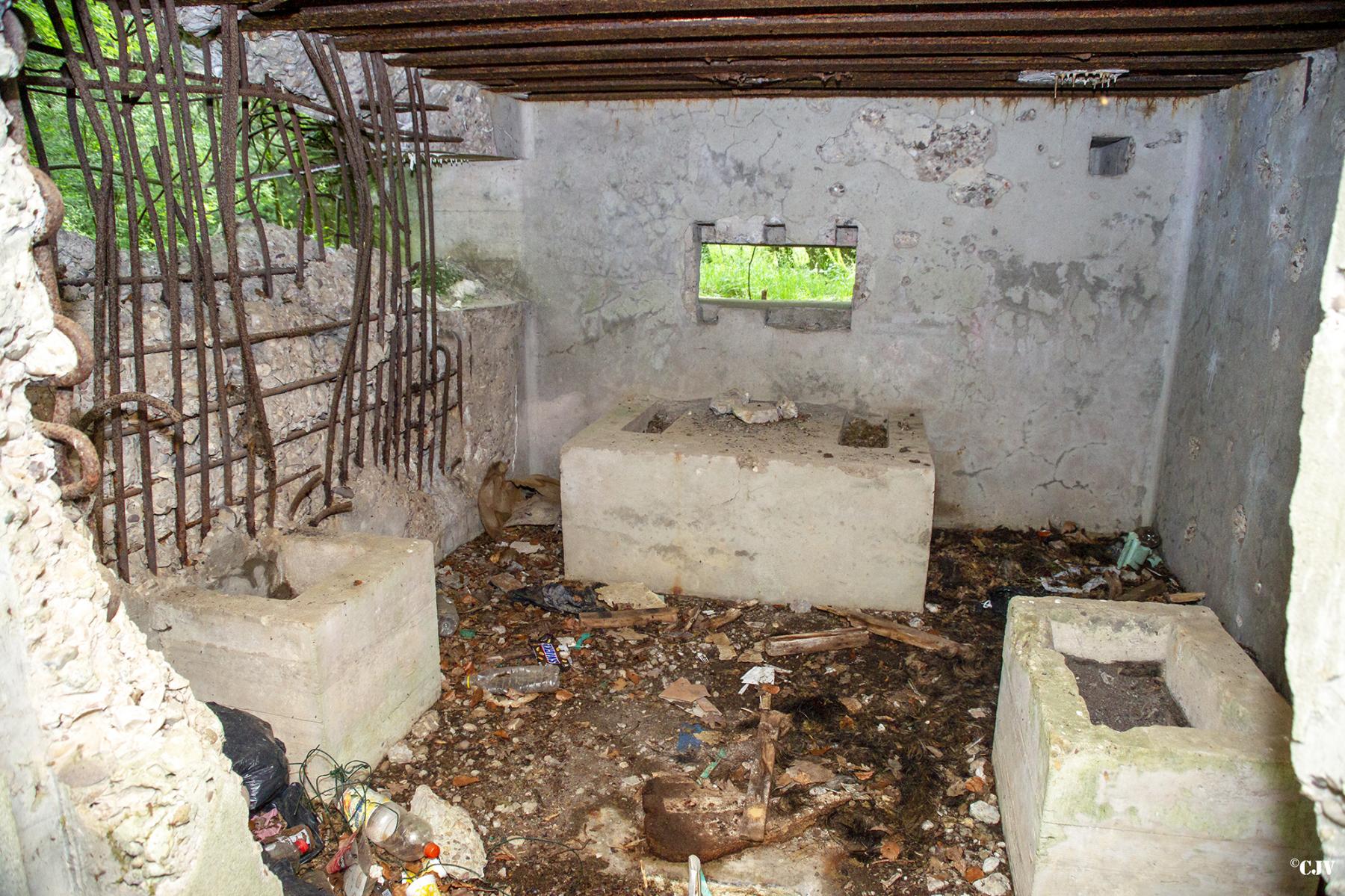 Ligne Maginot - LANGSTWALD 5 - (Blockhaus pour canon) - La chambre de tir