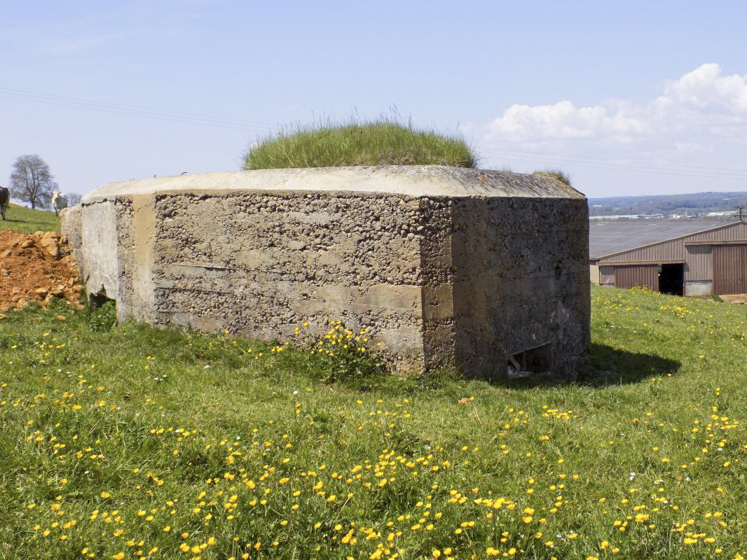 Ligne Maginot - 1C - PETIT REMILLY SUD - (Blockhaus pour canon) - Faces droite