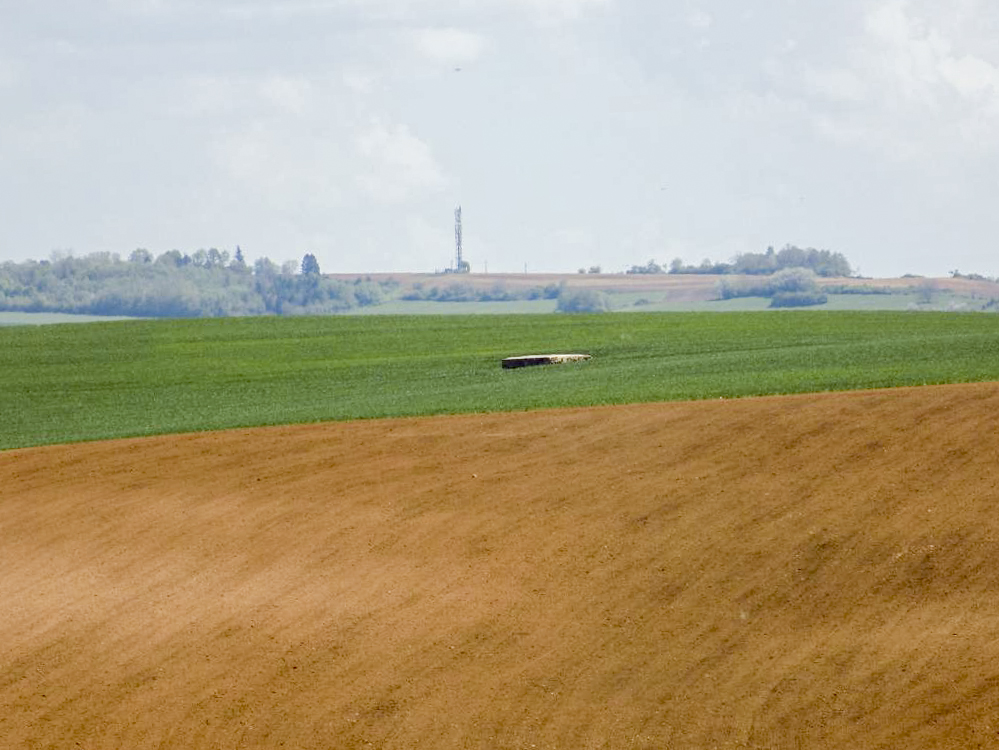 Ligne Maginot - 1C - PETIT REMILLY SUD - (Blockhaus pour canon) - Vue vers le sud-est, P5