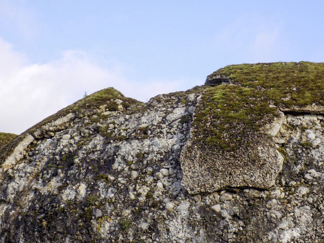 Ligne Maginot - BELLEVUE - (Casemate d'artillerie) - Détail, les dégâts