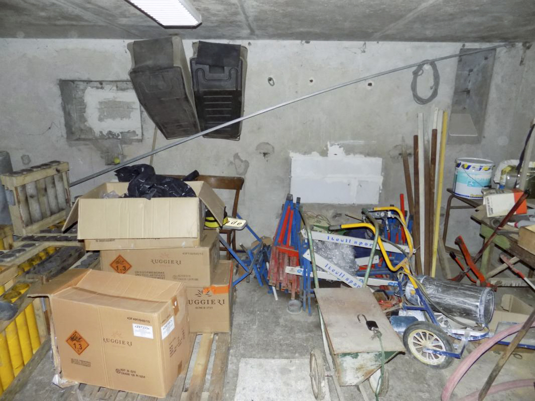 Ligne Maginot - MF8 - K - LA GREVE - (Poste GRM - Maison Forte) - Face frontale créneaux FM, AC et trou grenade