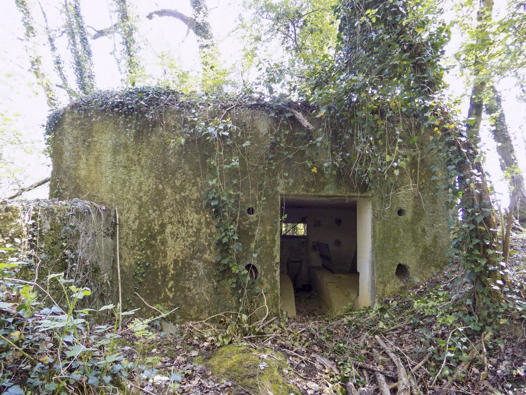 Ligne Maginot - 82BIS - LA NIVRAGNE NORD - (Blockhaus pour canon) - L'arrière, entrée AC
