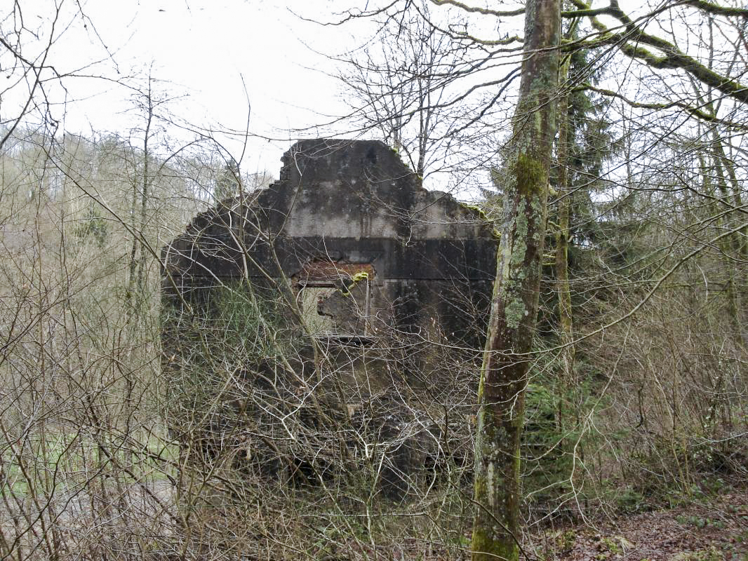 Ligne Maginot - MF11 - N - LA HATRELLE - (Poste GRM - Maison Forte) - Face gauche