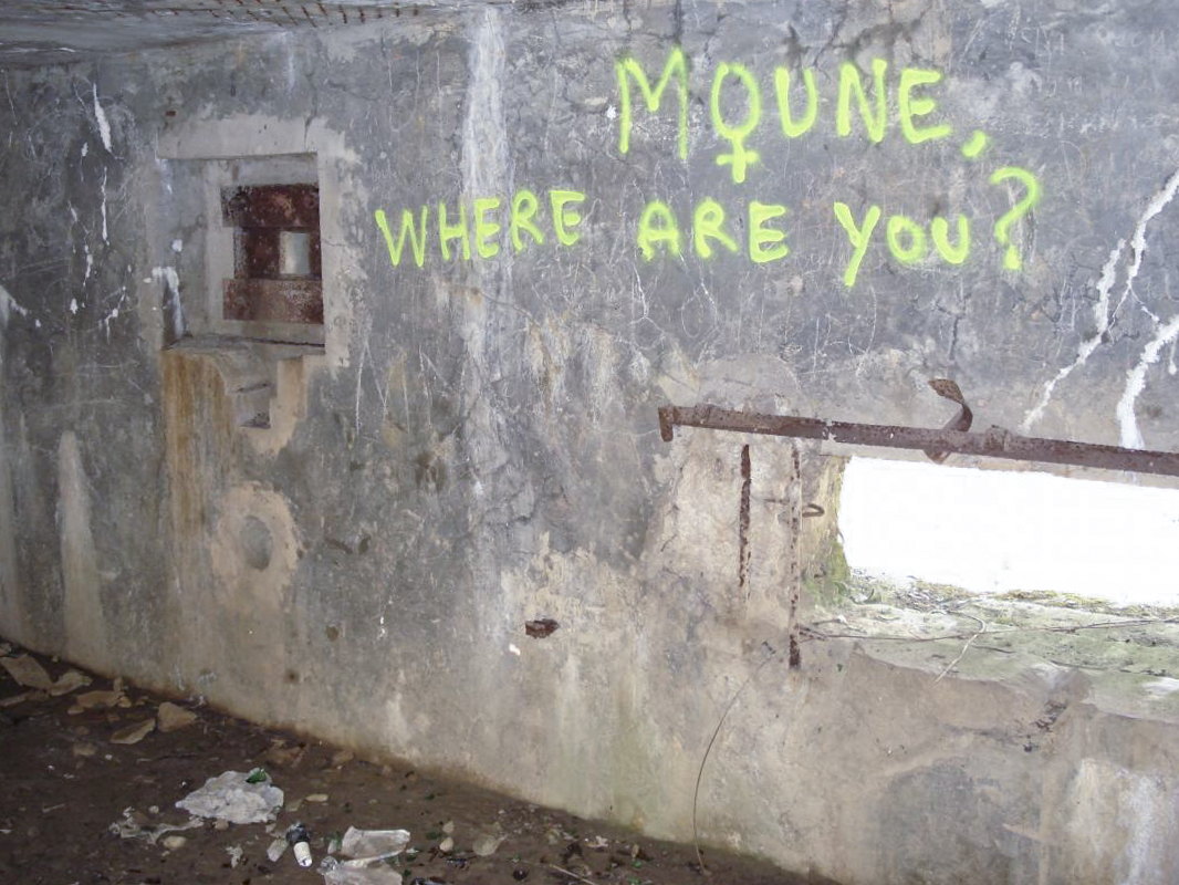 Ligne Maginot - MF15 - R - BOUCHON LOUIS VAL - (Poste GRM - Maison Forte) - Coté  ennemi - R Tucker