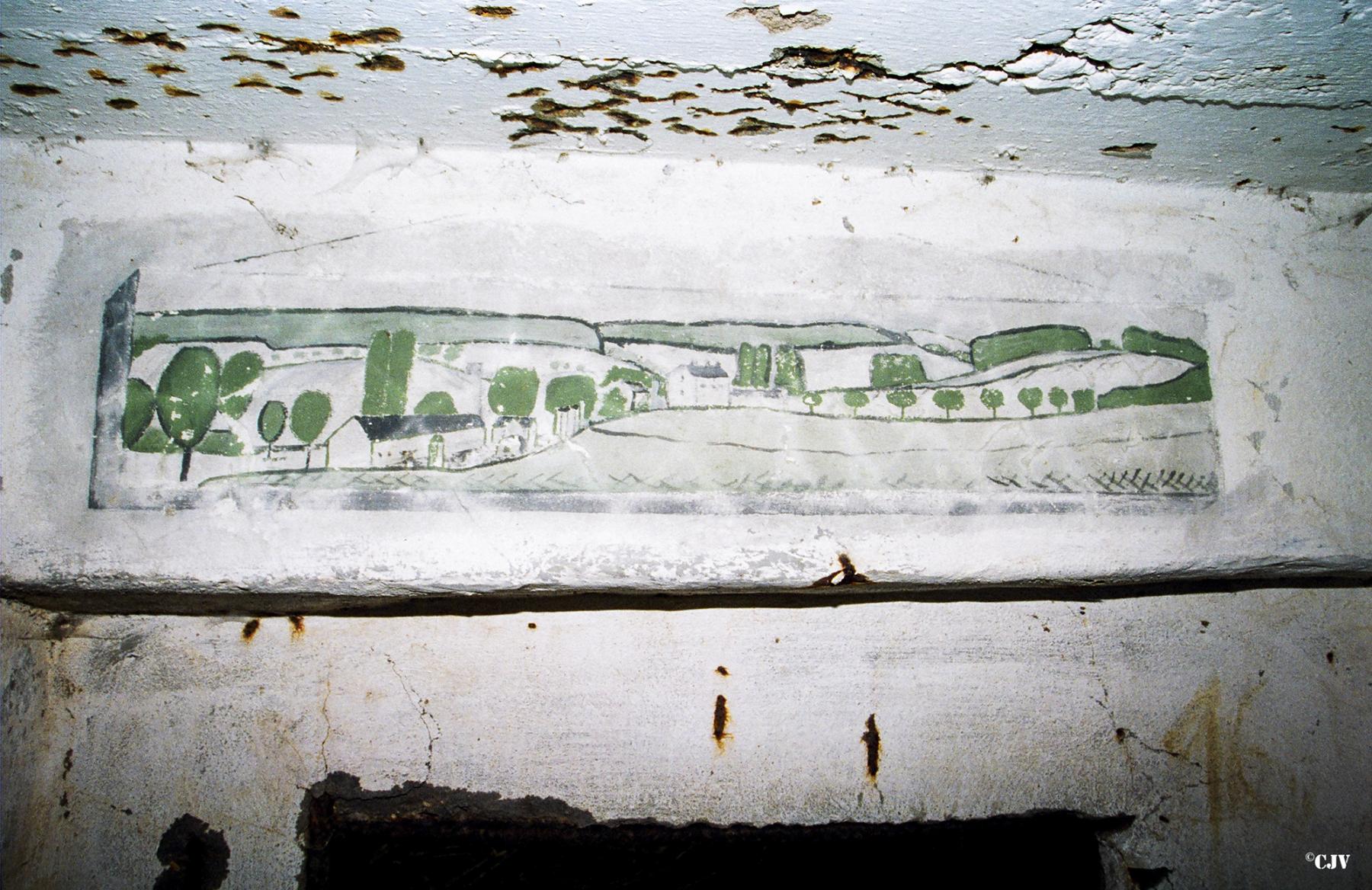 Ligne Maginot - BB5 - (Blockhaus pour canon) - Panorama de tir