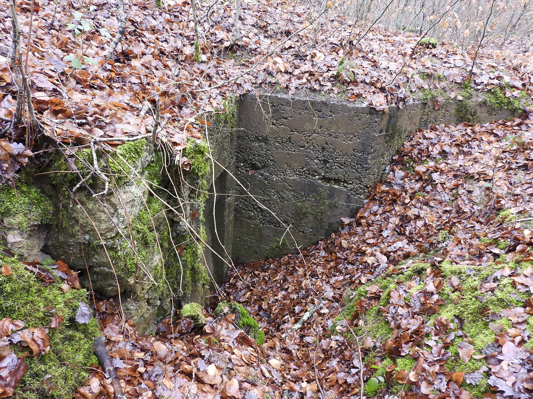 Ligne Maginot - BEWINKEL (I/174° RMIF) - (PC de Quartier) - La deuxième entrée.
