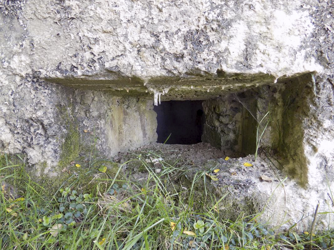 Ligne Maginot - 5 - BELLEVUE SUD - (Blockhaus pour arme infanterie) - Créneau droit