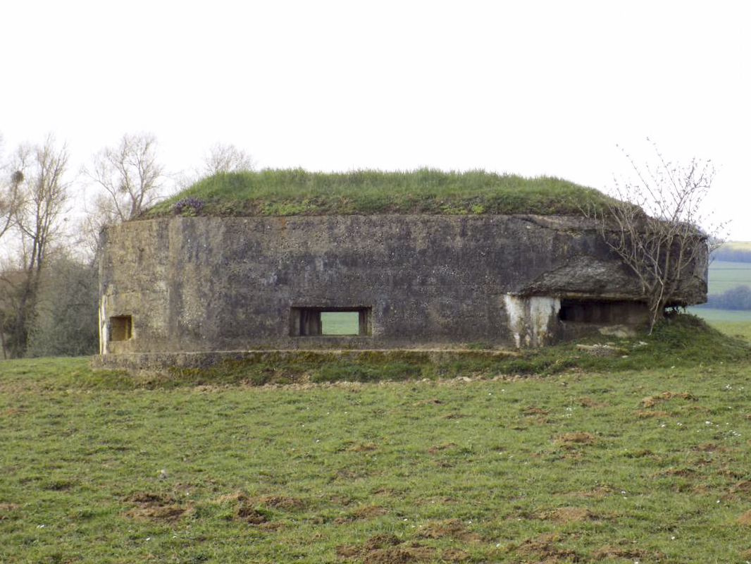 Ligne Maginot - 15BIS - PAMBOUR - (Blockhaus pour canon) - Pris du nord-est