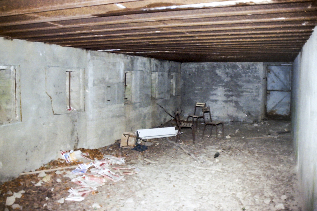 Ligne Maginot - BOIS DE LA COTE (169° RIF) - (PC de Sous-Secteur) - Le bâtiment principal disparu
Intérieur