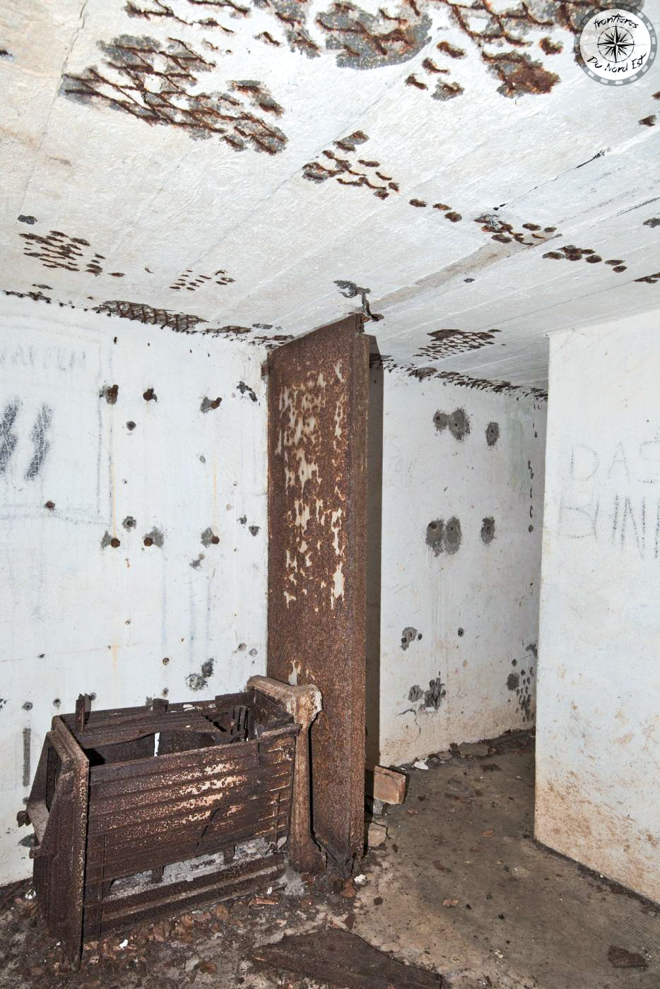 Ligne Maginot - BOIS DE LA COTE (169° RIF) - (PC de Sous-Secteur) - Le bâtiment abritant le central téléphonique du PC
