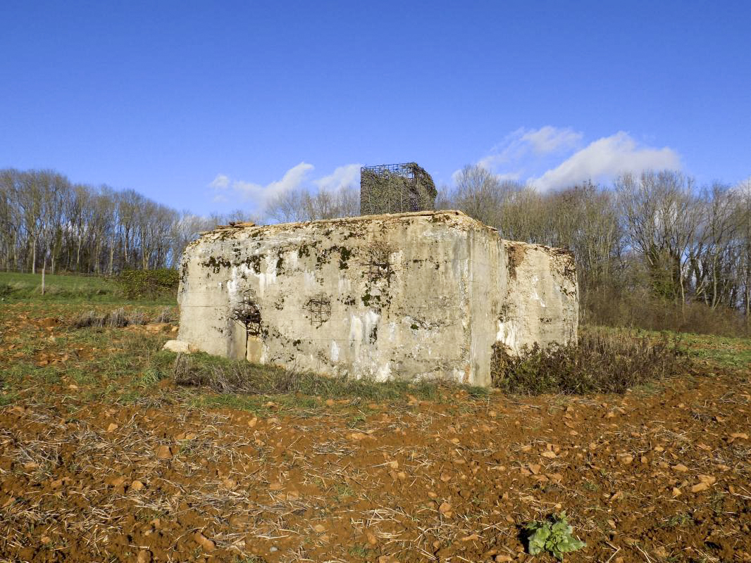 Ligne Maginot - 222 - SAURETERRE OUEST - (Blockhaus pour canon) - 