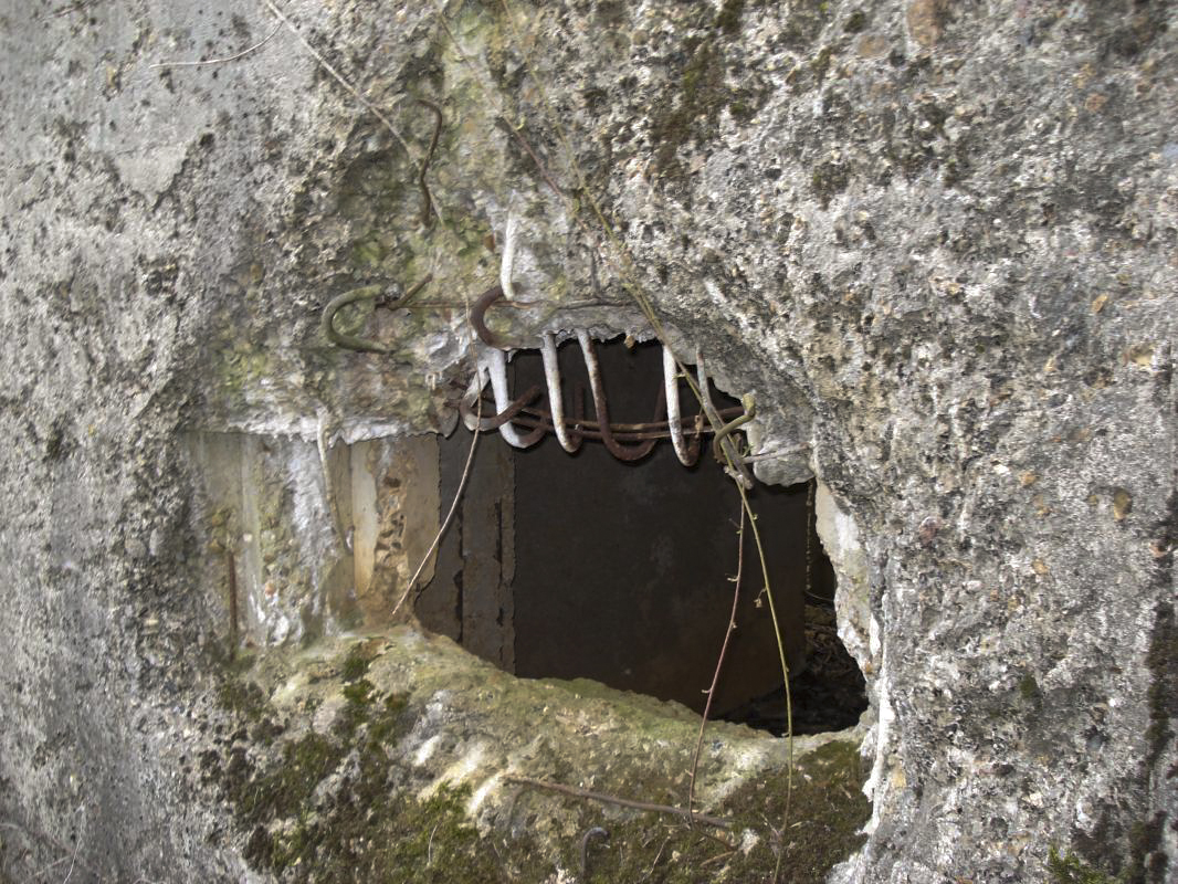 Ligne Maginot - 222 - SAURETERRE OUEST - (Blockhaus pour canon) - Embrasure