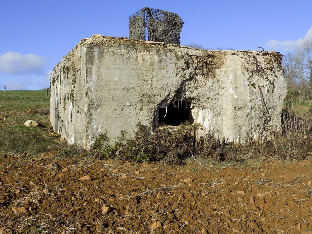 Ligne Maginot - 222 - SAURETERRE OUEST - (Blockhaus pour canon) - 