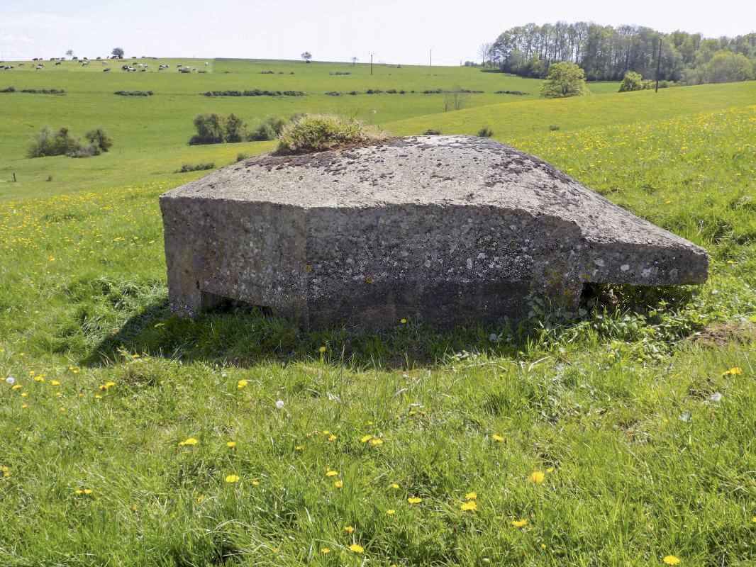 Ligne Maginot - BB129-G - GRAND MORT FONTAINE - (Blockhaus pour arme infanterie) - Face gauche
