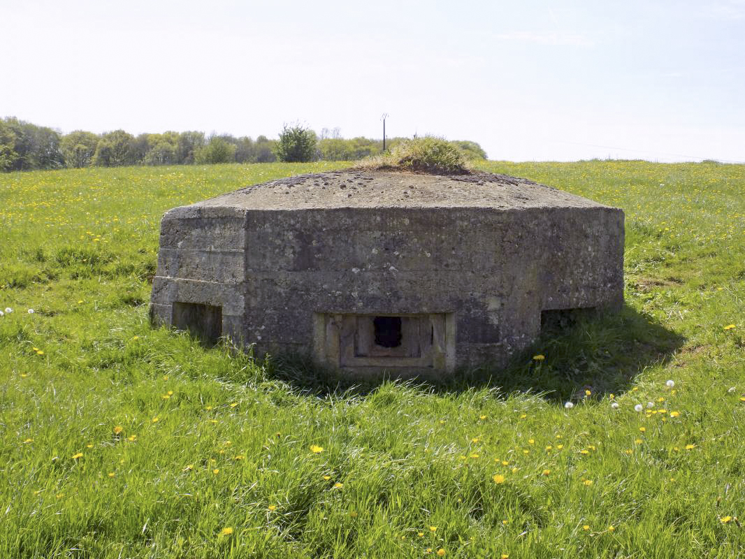 Ligne Maginot - BB129-G - GRAND MORT FONTAINE - (Blockhaus pour arme infanterie) - Faces frontale