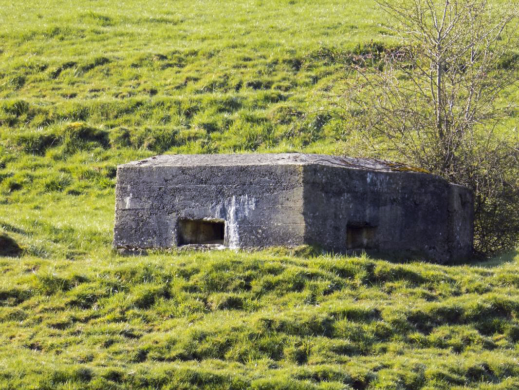 Ligne Maginot - C - CHATEAU DU LIRRY - (Blockhaus pour arme infanterie) - Face frontale, gauche