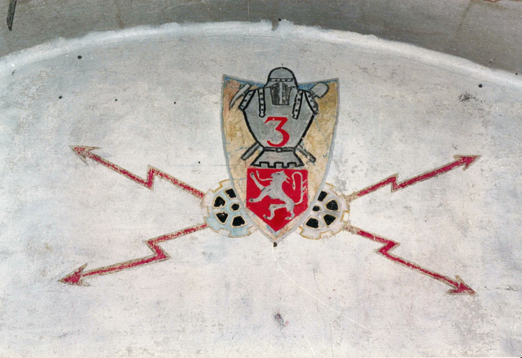 Ligne Maginot - La SALMAGNE (Ouvrage d'infanterie) - Peinture murale
Insigne du 3° Régiment du génie