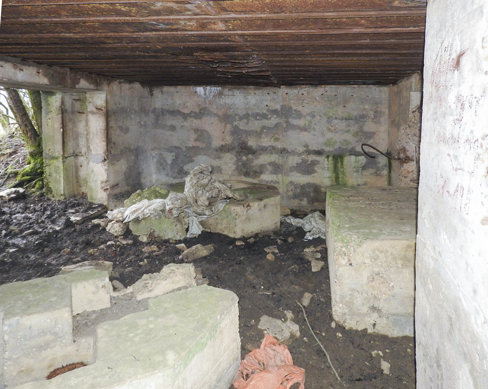 Ligne Maginot - LANTZWILLER - (Blockhaus pour canon) - La chambre de tir. - STENGER Mathieu