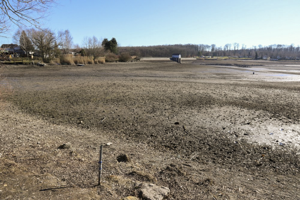 Ligne Maginot - RESERVOIR DE DIEFENBACH - (Inondation défensive) - Vue inhabituelle du réservoir vidé