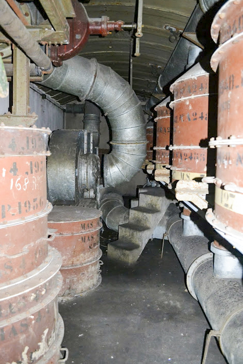 Ligne Maginot - HETTANGE GRANDE - X8 (QUARTIER ROUSSY - III/168°RIF) - (Abri) - La salle de neutralisation de l'abri