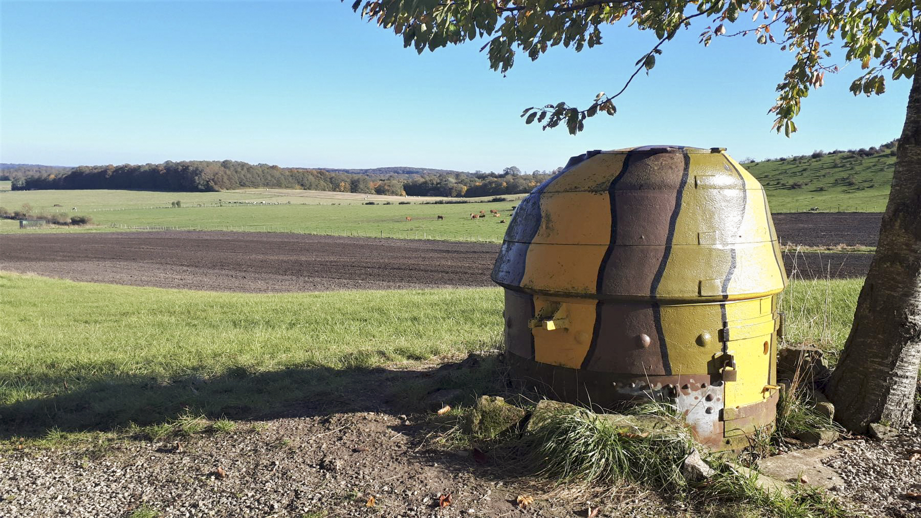 Ligne Maginot - T (IN MEMORIAM) - (Cuve pour arme d'infanterie) - La TD restaurée