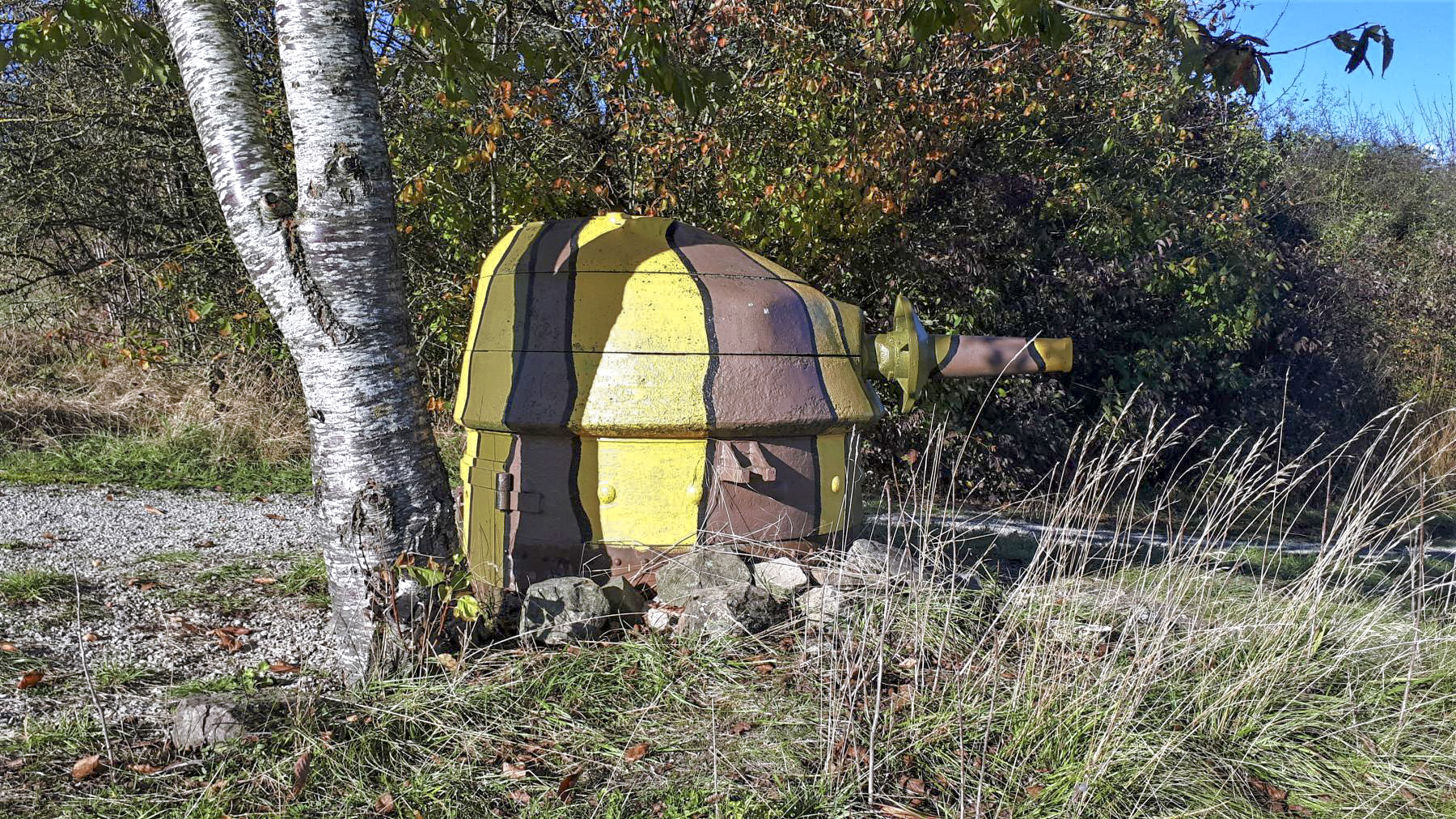 Ligne Maginot - T (IN MEMORIAM) - (Cuve pour arme d'infanterie) - La TD restaurée