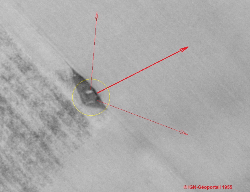 Ligne Maginot - B - COTE DU PRE DE MEUSE - (Blockhaus pour arme infanterie) -  - IGN