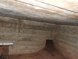 Ligne Maginot - FROHMUEHL NORD - (Blockhaus pour canon) - La chambre de tir et l'entrée hommes.