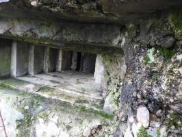Ligne Maginot - BB24 - (Blockhaus pour canon) - L'embrasure pour mitrailleuse.
