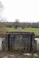 Ligne Maginot - HERBITZHEIM BARRAGE - (Inondation défensive) - Vue vers le barrage coté voie ferrée