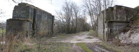 Ligne Maginot - HERBITZHEIM BARRAGE - (Inondation défensive) - Pertuis