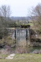 Ligne Maginot - HERBITZHEIM BARRAGE - (Inondation défensive) - Barrage du coté de la Sarre
A l'arrière plan le blockhaus de surveillance du canal