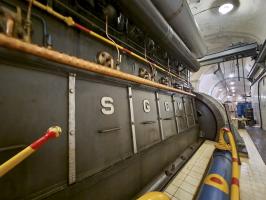 Ligne Maginot - HACKENBERG - A19 - (Ouvrage d'artillerie) - Moteur SGCM G6V42 n°4 de l'usine - 350 chevaux