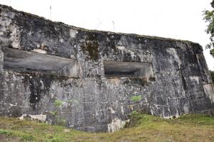 Ligne Maginot - VULMIS OU VULMIX - (Position d'artillerie préparée) - Orifices de ventilation arrière de la casemate de 95mm
