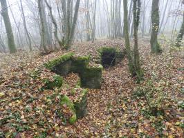 Ligne Maginot - GUNGLINGERBERG 1 - (Cuve pour arme d'infanterie) - La plate-forme pour arme d'infanterie.