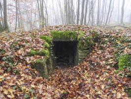 Ligne Maginot - GUNGLINGERBERG 1 - (Cuve pour arme d'infanterie) - La niche à munitions.