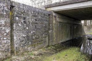 Ligne Maginot - HERBITZHEIM VOIE FERRéE SUD - (Inondation défensive) - Mur gauche
