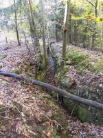 Ligne Maginot - BIESENBERG 1 - (Blockhaus pour arme infanterie) - Tranchée à l'arrière du blockhaus